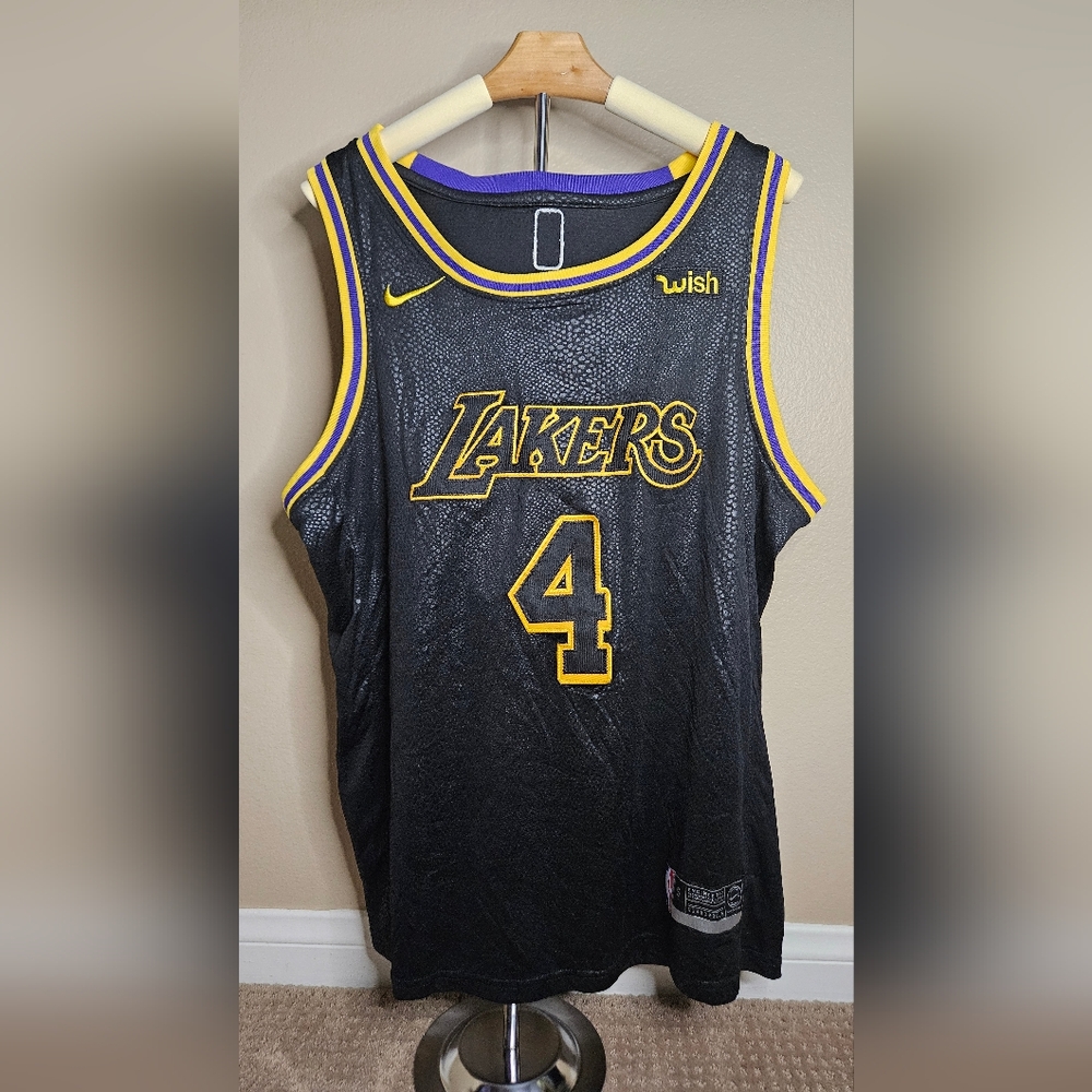 Men's Los Angeles Lakers Alex Caruso Nike Black City Edition Swingman Jersey